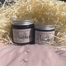 Load image into Gallery viewer, ROSE GARDEN Luxury Natural Soy Wax Glass Candle