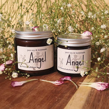Load image into Gallery viewer, ANGEL Luxury Natural Soy Wax Glass Candle