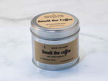 Load image into Gallery viewer, Smell the Coffee container candle