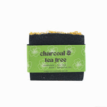 Load image into Gallery viewer, Charcoal & Tea Tree Luxury Soap Bar