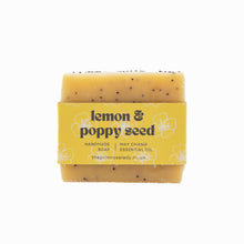 Load image into Gallery viewer, Lemon & Poppy Seed Luxury Soap Bar