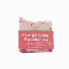 Load image into Gallery viewer, Rose-Geranium & Palmarosa Luxury Soap Bar