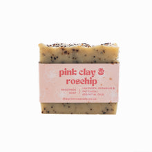 Load image into Gallery viewer, Pink Clay & Rosehip Luxury Soap Bar