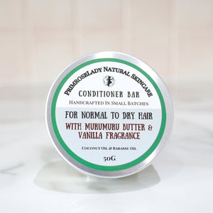 Conditioner Bar - Normal/Dry Hair: Murumuru Butter & Vanilla