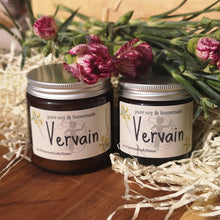 Load image into Gallery viewer, VERVAIN Luxury Natural Soy Wax Glass Candle
