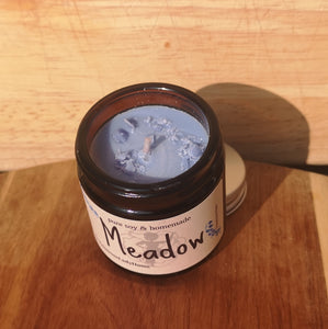 MEADOW Luxury Natural Soy Wax Glass Candle
