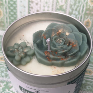 Soy Wax Candle - with melon & cucumber