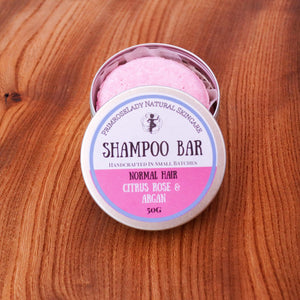 Normal Hair Shampoo Bar: Citrus Rose & Argan