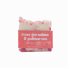 Load image into Gallery viewer, Rose-Geranium &amp; Palmarosa Luxury Soap Bar
