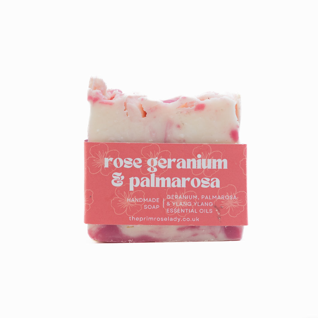 Rose-Geranium & Palmarosa Luxury Soap Bar