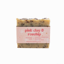 Load image into Gallery viewer, Pink Clay &amp; Rosehip Luxury Soap Bar

