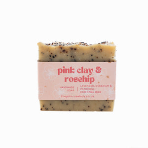 Pink Clay & Rosehip Luxury Soap Bar